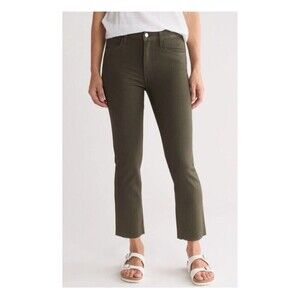 FRANK & EILEEN Cork Everyday Straight Leg Jeans Size 27 Olive Green NEW Wax Coat